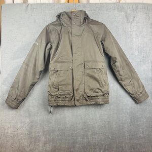 EUC Burton Womens Dryride Tabloid Soft Shell Winter Coat Hooded Full Zip Size S*